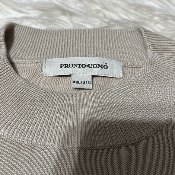 Pronto-uomo silk blend men’s sweater xxl/2TG - Picture 2 of 7